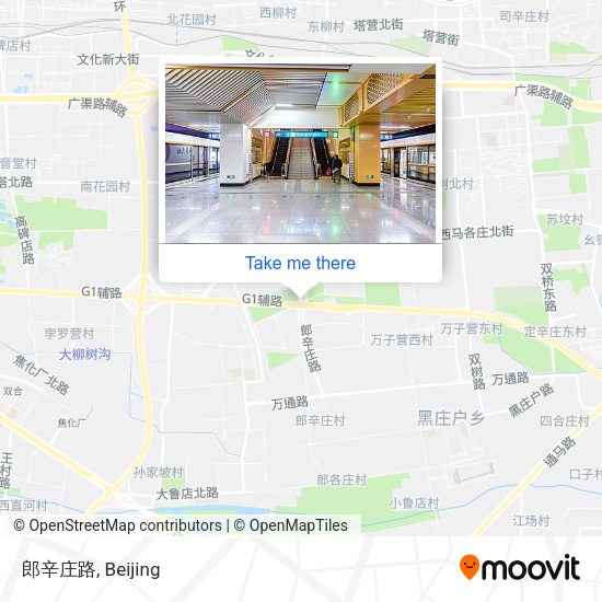 郎辛庄路 map
