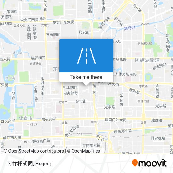南竹杆胡同 map