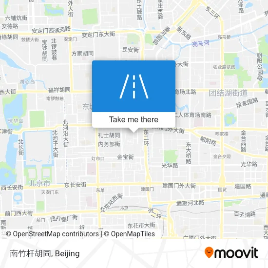 南竹杆胡同 map