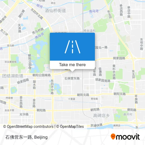 石佛营东一路 map