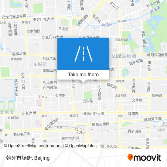 朝外市场街 map