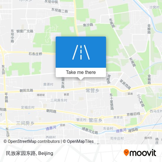 民族家园东路 map