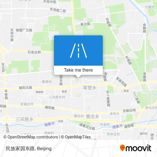 民族家园东路 map