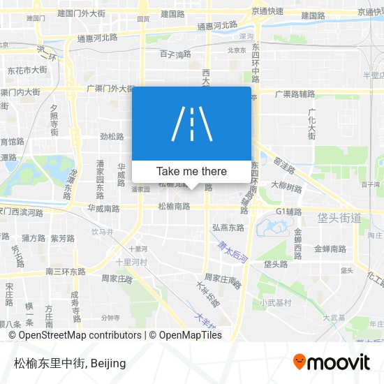 松榆东里中街 map