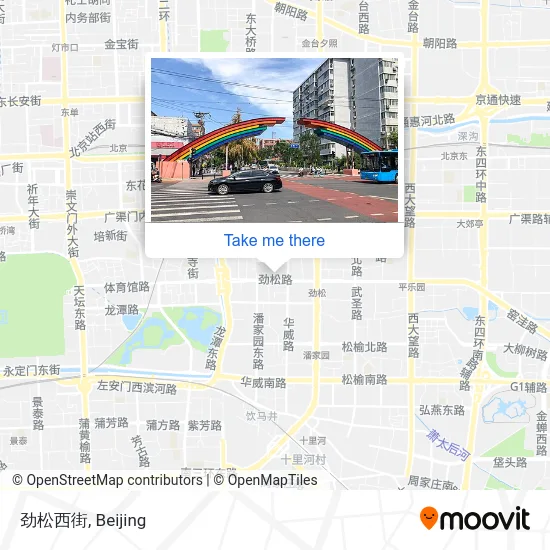 劲松西街 map