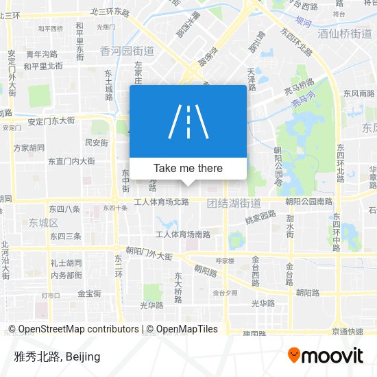 雅秀北路 map