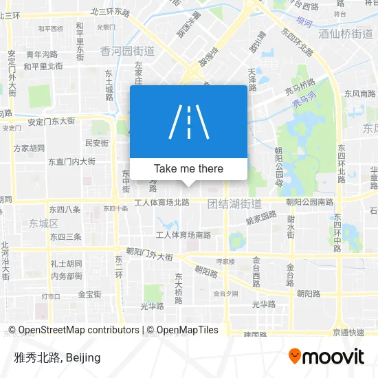 雅秀北路 map