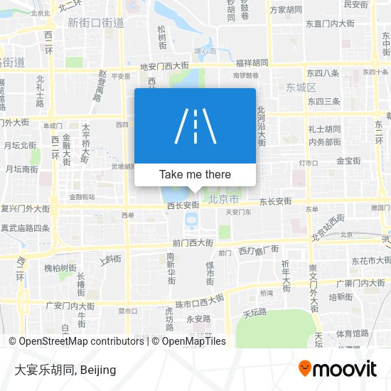 大宴乐胡同 map