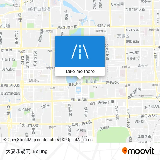 大宴乐胡同 map