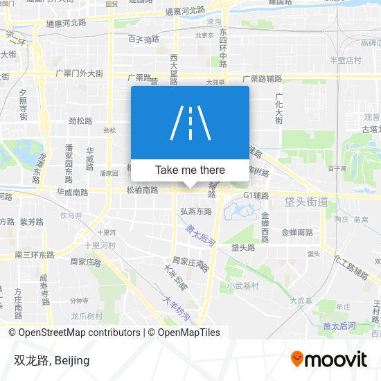 双龙路 map