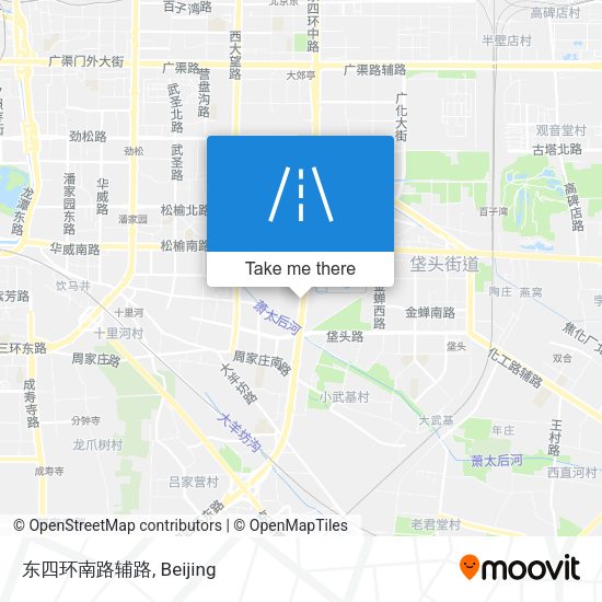 东四环南路辅路 map