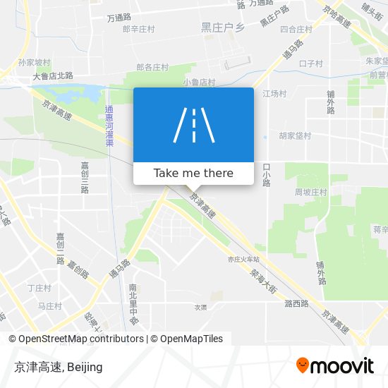 京津高速 map