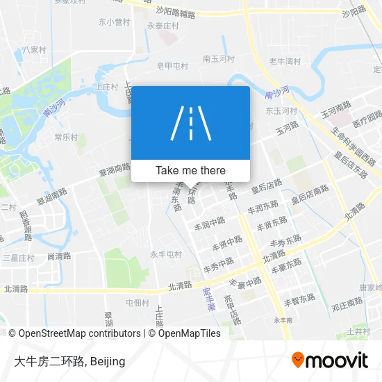 大牛房二环路 map