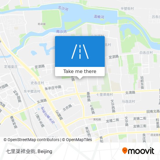 七里渠祥业街 map