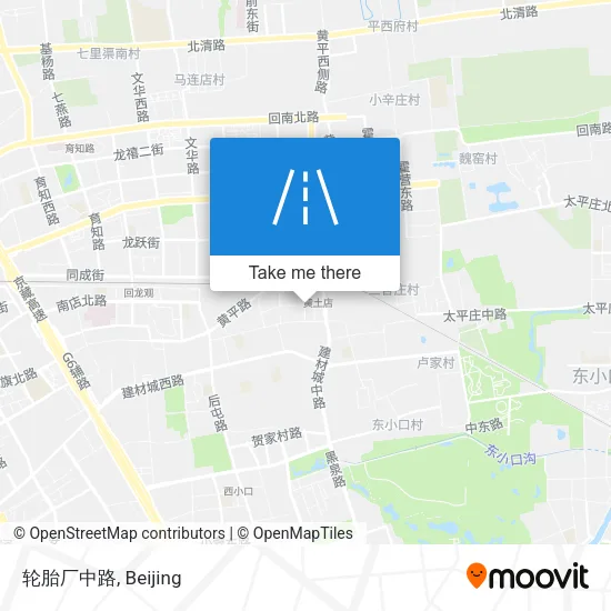 轮胎厂中路 map