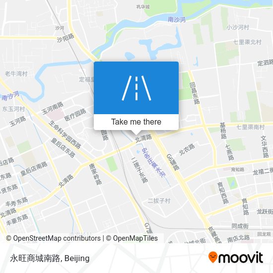 永旺商城南路 map