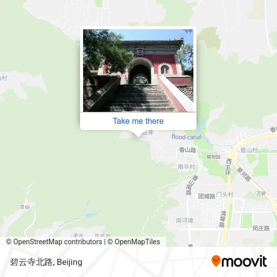 碧云寺北路 map