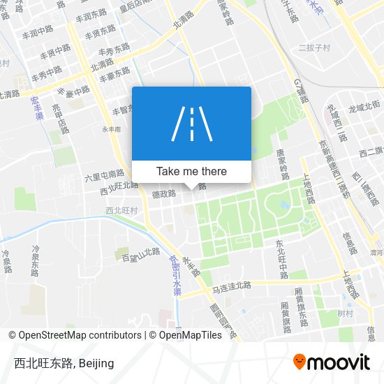 西北旺东路 map