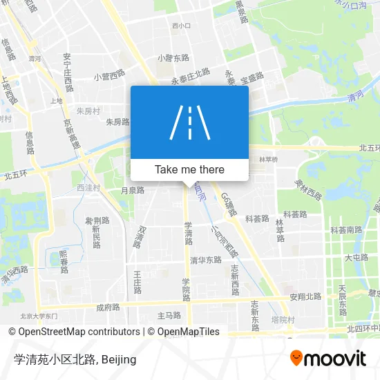 学清苑小区北路 map