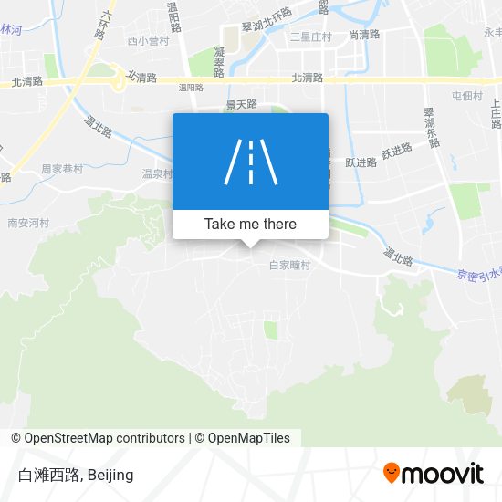 白滩西路 map