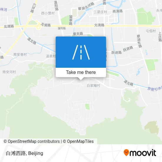 白滩西路 map