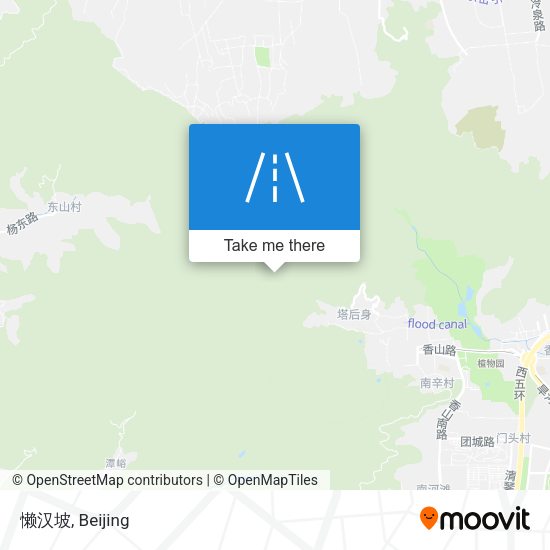 懒汉坡 map