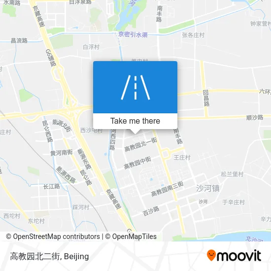 高教园北二街 map