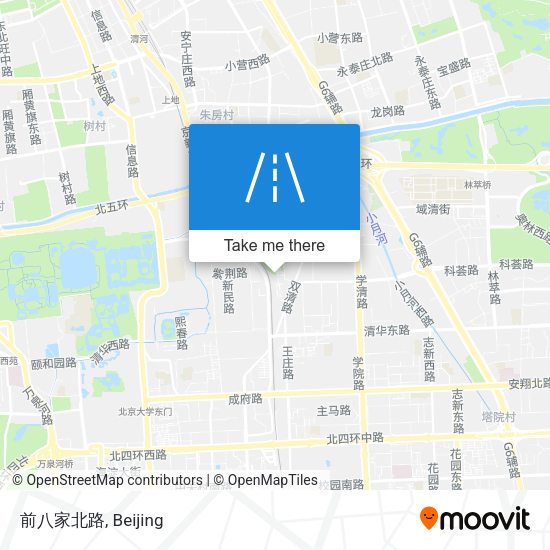 前八家北路 map
