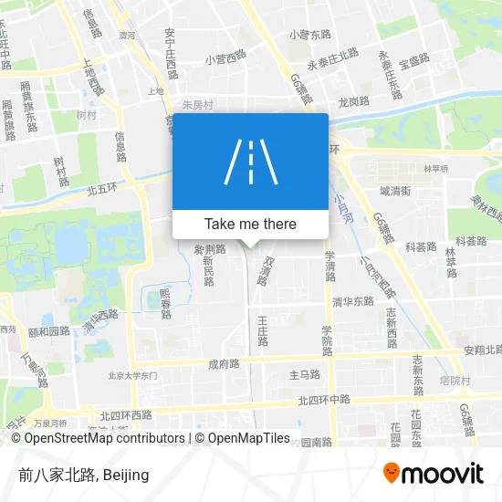 前八家北路 map