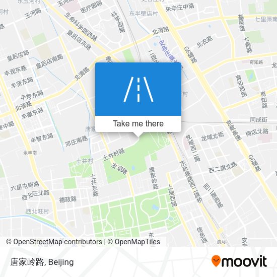 唐家岭路 map