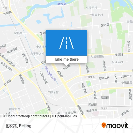 北农路 map