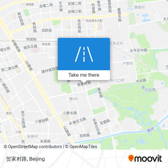 贺家村路 map