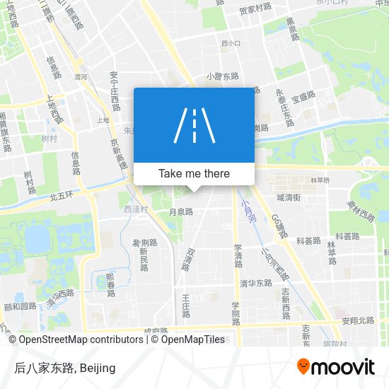 后八家东路 map