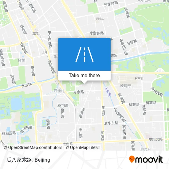 后八家东路 map