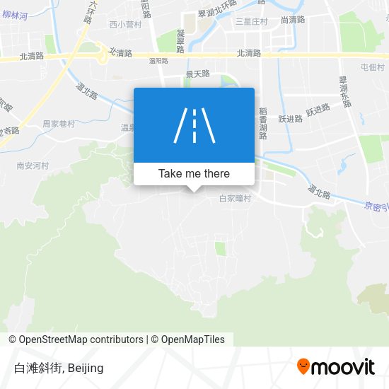 白滩斜街 map