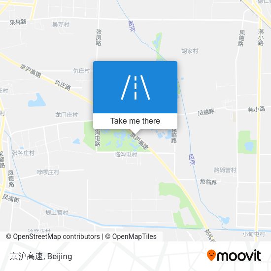 京沪高速 map