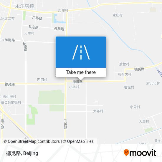 德觅路 map