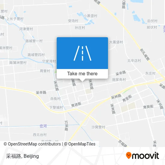 采福路 map