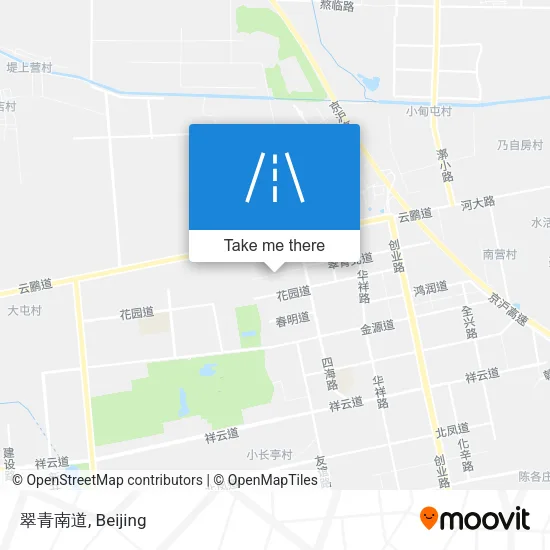 翠青南道 map