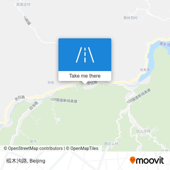 椴木沟路 map