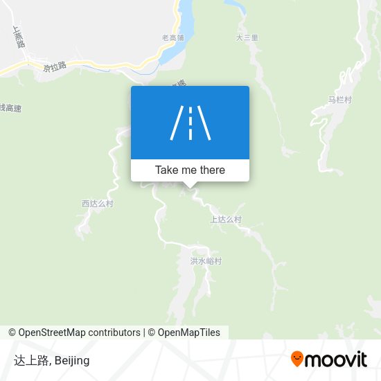 达上路 map