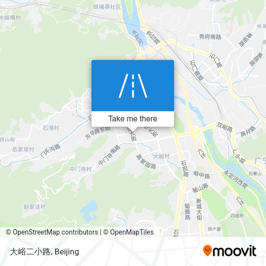 大峪二小路 map