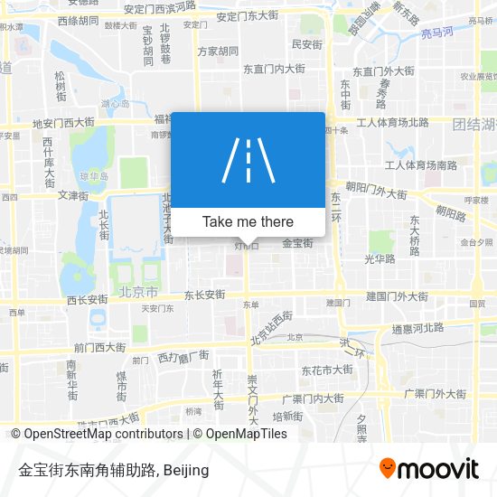 金宝街东南角辅助路 map