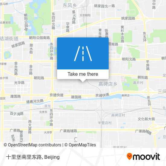 十里堡南里东路 map