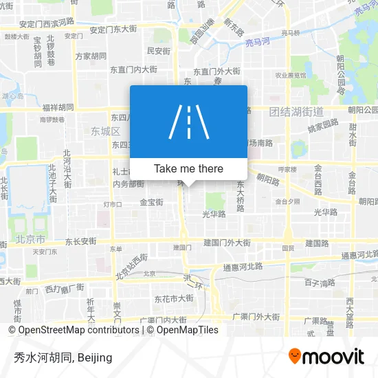 秀水河胡同 map