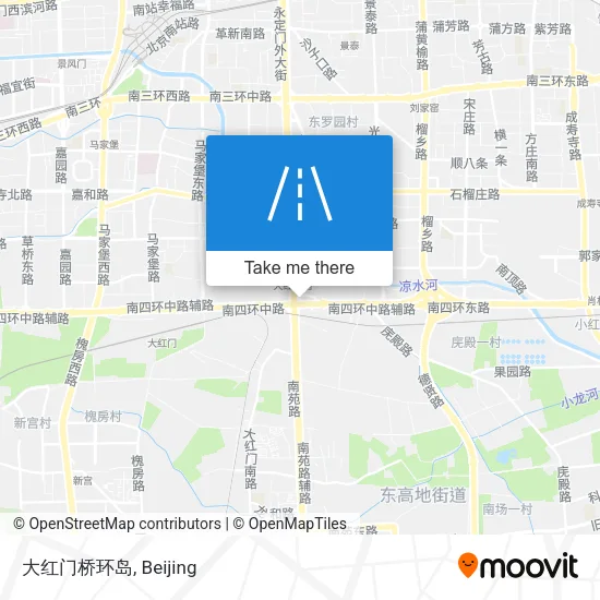 大红门桥环岛 map