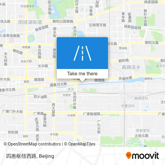 四惠枢纽西路 map