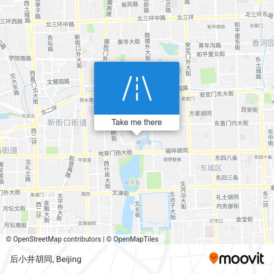 后小井胡同 map