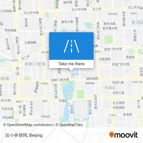 后小井胡同 map