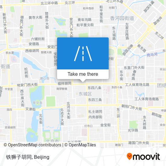 铁狮子胡同 map
